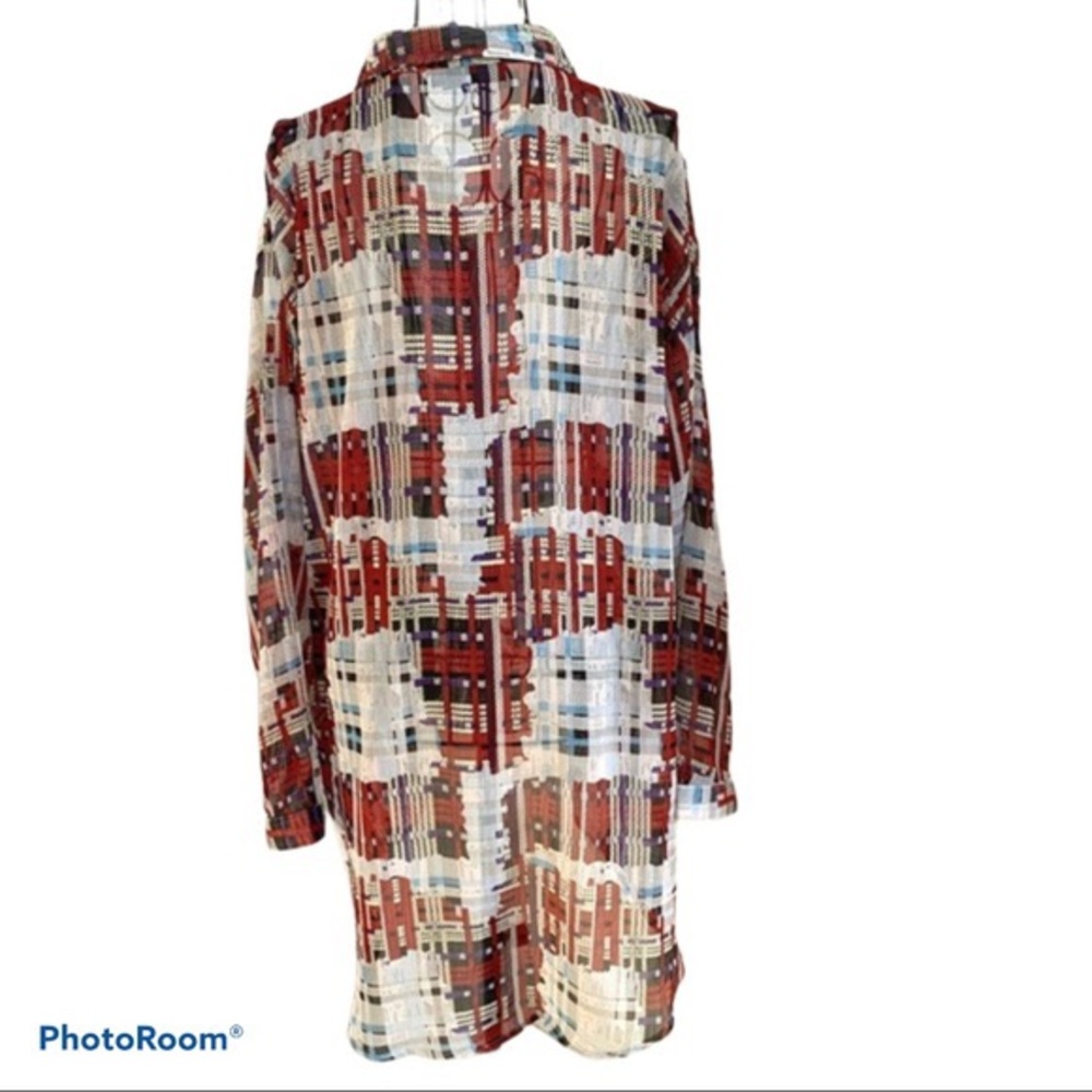 Topshop Long Sleeve Button Down Collared Shirt - image 3